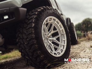 Ford Bronco Custom Wheels - HFX-1 by Vossen - Polished Silver Ford Bronco Custom Wheels - HFX-1 by Vossen - Polished Silver